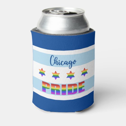Chicago Pride Dosenkühler (Kanne Rückseite)