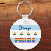 Chicago Pride Schlüsselanhänger (Vorderseite)