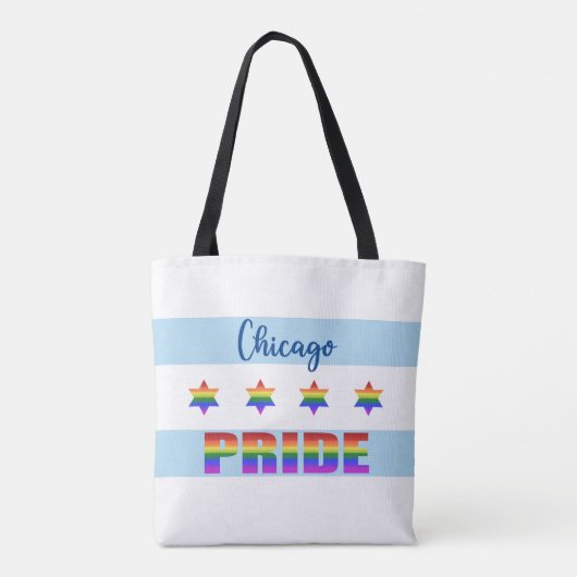 Chicago Pride Tasche (Rückseite)