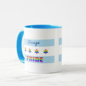 Chicago Pride Tasse (Vorderseite Links)