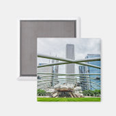 Chicago Pritzker Pavilion Magnet (Vorderseite/Rückseite)