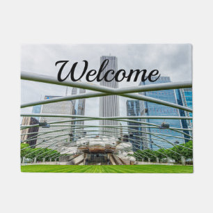 Chicago Pritzker Pavilion Welcome Doormat Fußmatte