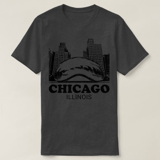 Chicago Reflective Bean TShirt (Design vorne)