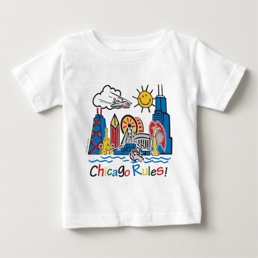 Chicago Regeln Baby T-shirt (Vorderseite)