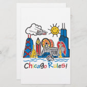 Chicago Regeln Briefpapier (Vorne/Hinten)