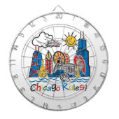 Chicago Regeln Dartscheibe (vorne)