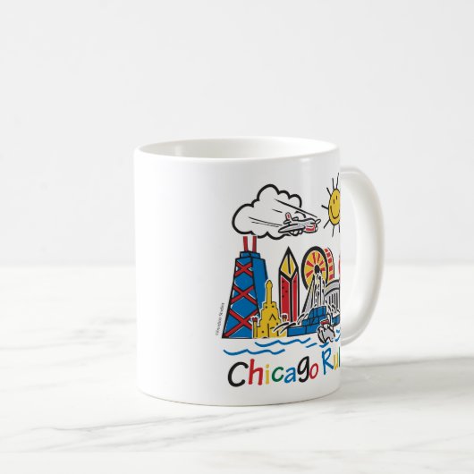 Chicago Regeln Kaffeetasse (VorderseiteRechts)
