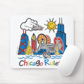 Chicago Regeln Mousepad (Mit Mouse)
