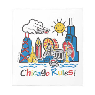 Chicago Regeln Notizblock