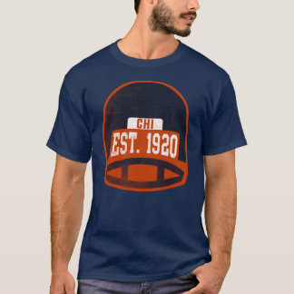 Chicago Retro Throwback Footballhelm Größe XL T-Shirt