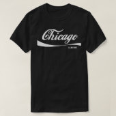 Chicago Retro verblasstes Design T-Shirt (Design vorne)