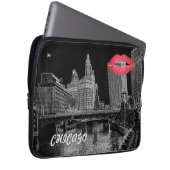 Chicago River 1967 Wrigley Gebäude Sun Times Bldg Laptopschutzhülle (Vorne Rechts)