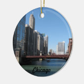 Chicago River Keramik Ornament (Links)