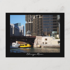 Chicago River Postcard Postkarte
