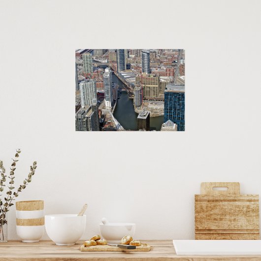 Chicago River Poster (Küche)