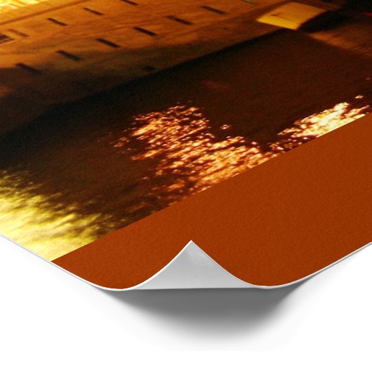 Chicago River Poster (Ecke)