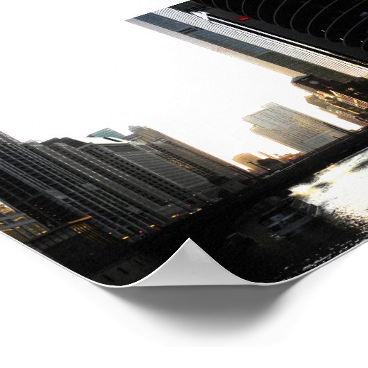 Chicago River Poster (Ecke)