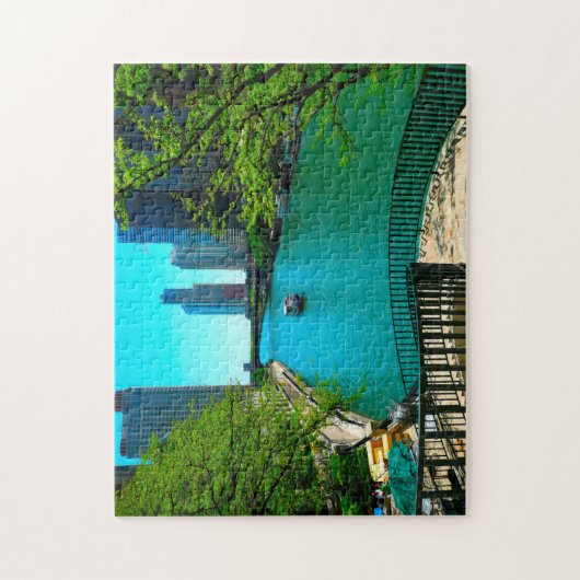 Chicago River. Puzzle (Vertikal)