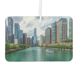 Chicago River und Trump Tower Autolufterfrischer