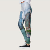 Chicago River und Trump Tower Leggings (Links)