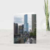Chicago River Walk Danke Karte