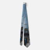 Chicago River Walk Neck Tie Krawatte (Rückseite)