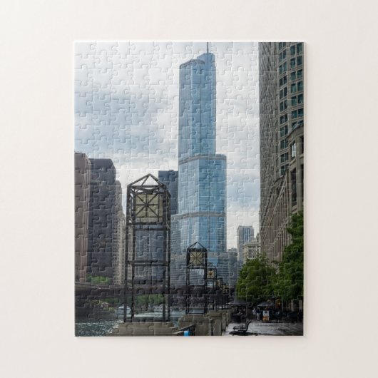 Chicago River Walk Puzzle (Vertikal)