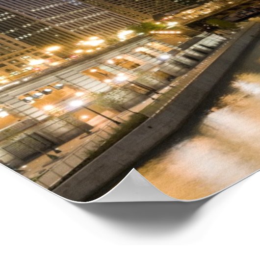 Chicago Riverfront Poster (Ecke)