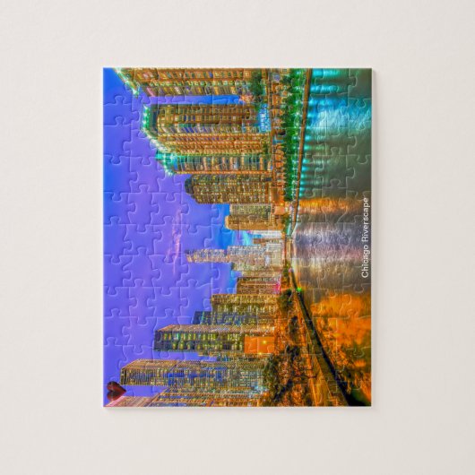 Chicago Riverscape Puzzle (Vertikal)