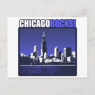 Chicago Rocks! Postkarte
