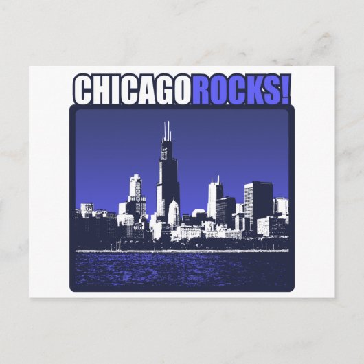 Chicago Rocks! Postkarte (Vorderseite)