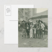 Chicago-Rodeo, 1929. Postkarte (Vorne/Hinten)