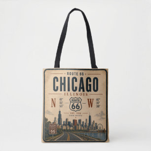 Chicago Route 66 Koordinaten Markt Tasche