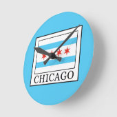Chicago Runde Wanduhr (Winkel)