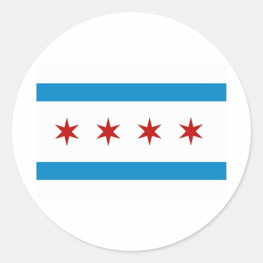 CHICAGO RUNDER AUFKLEBER (Vorderseite)