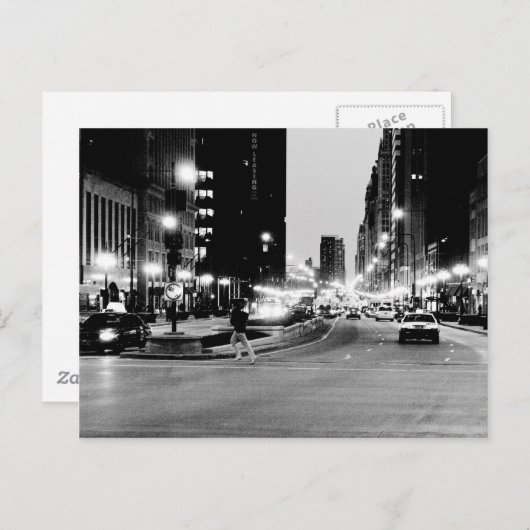 Chicago Runner Postkarte (Vorne/Hinten)