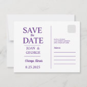 Chicago Save The Date (Rückseite)
