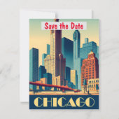 Chicago Save The Date (Vorderseite)