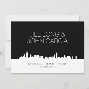 Chicago Save the Date Einladung