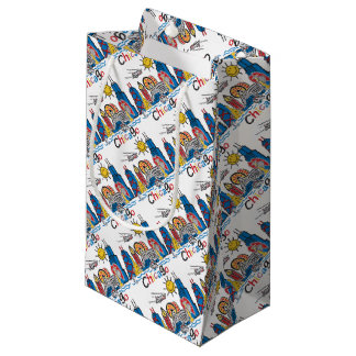 Chicago scherzt Skyline Kleine Geschenktüte