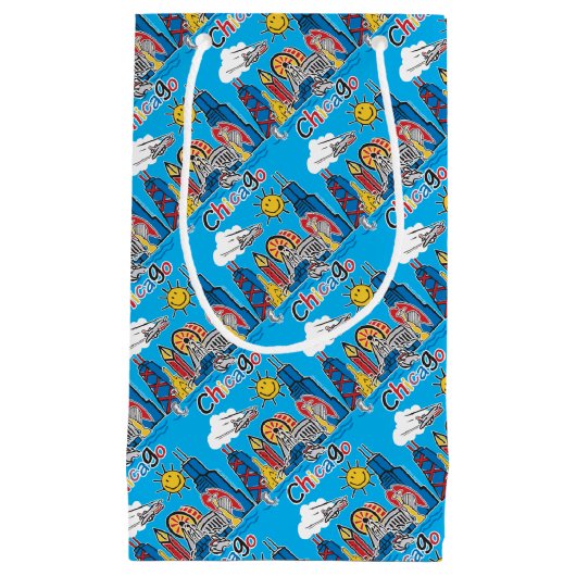 Chicago scherzt Skyline Kleine Geschenktüte (Vorderseite)