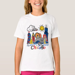 Chicago scherzt Skyline T-Shirt