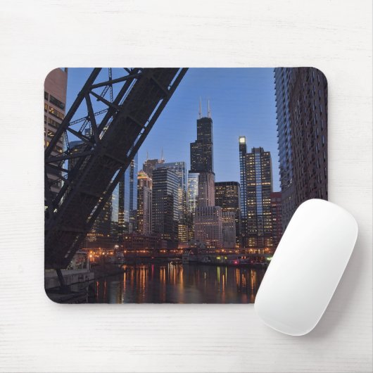 Chicago-Schleife Mousepad (Mit Mouse)
