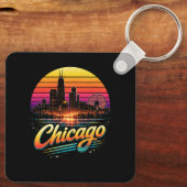 Chicago Schlüsselanhänger (Rückseite)