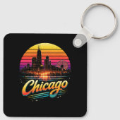 Chicago Schlüsselanhänger (Rückseite)