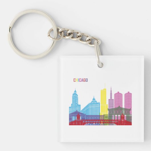 CHICAGO SCHLÜSSELANHÄNGER (Vorderseite)