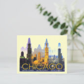 CHICAGO SEARS TOWER POSTKARTE (Stehend Vorderseite)