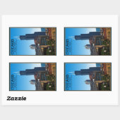 Chicago - Sears Tower Rechteckiger Aufkleber (Blatt)