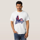 Chicago Sears Tower und Metra T-Shirt (Vorne ganz)