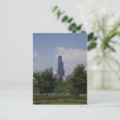 Chicago Sears Tower/Williams Tower Post Card Postkarte (Stehend Vorderseite)